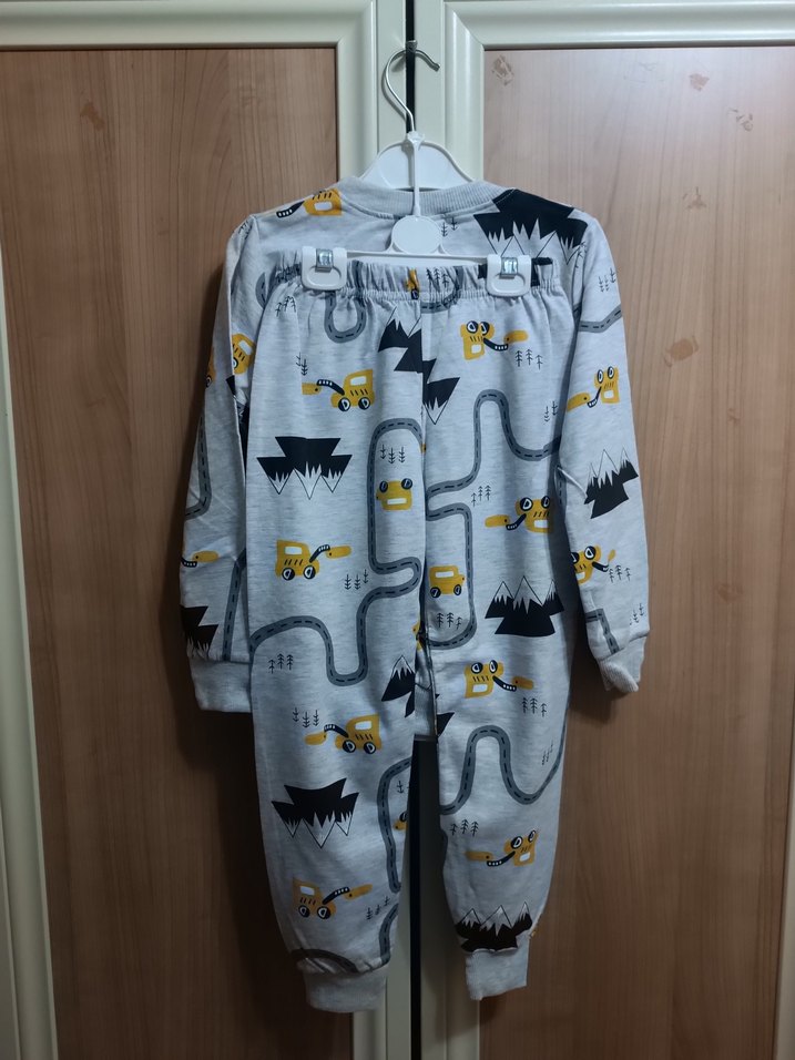 Gri Baskılı Erkek Çocuk Sweatshirt - Görsel 2