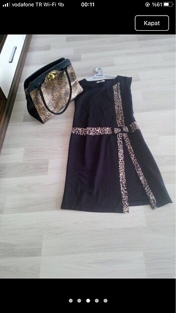 Elbise leopar