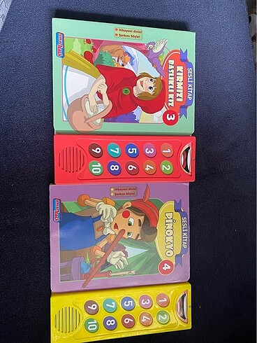 Çocuk Sesli kitap 2 adet