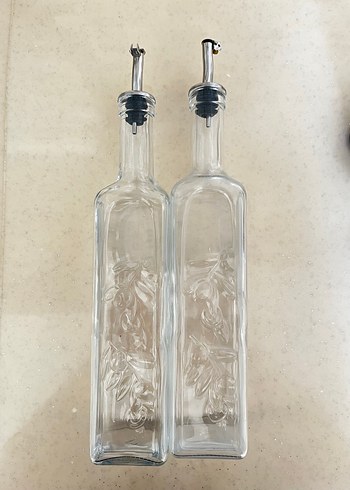 Şeffaf Yağ ve Sirke Şişeleri - Görsel 4