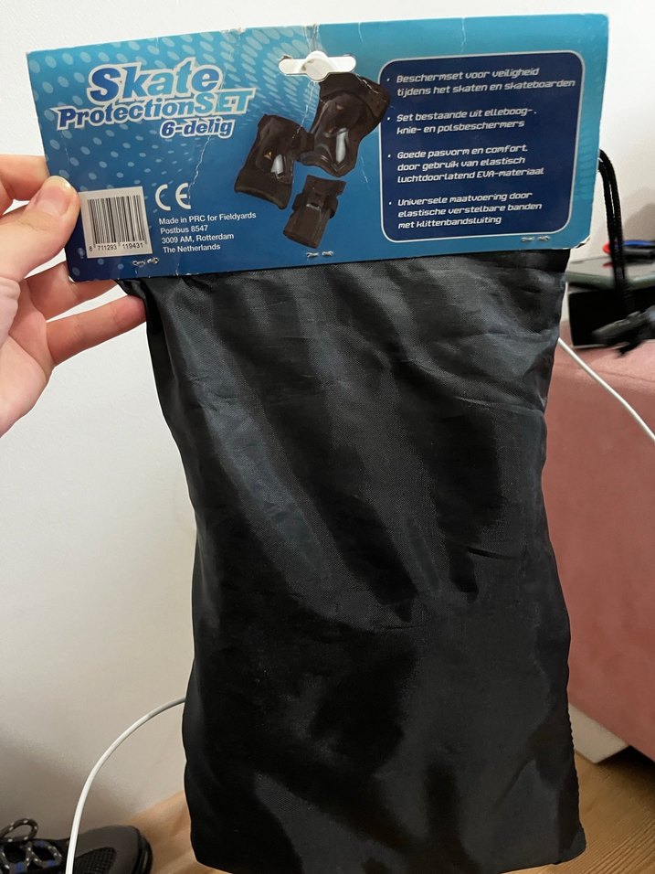 Siyah  Paten-Motosiklet Diz Koruyucu - Görsel 4