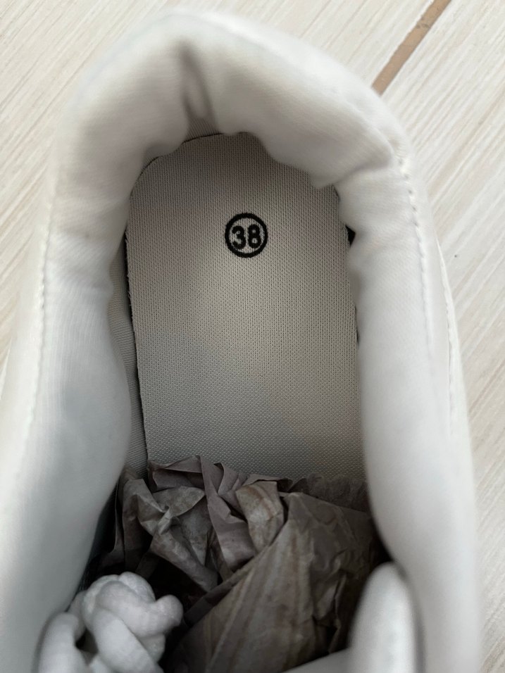 Beyaz Bağcıklı Spor Kadın Sneaker - Görsel 5