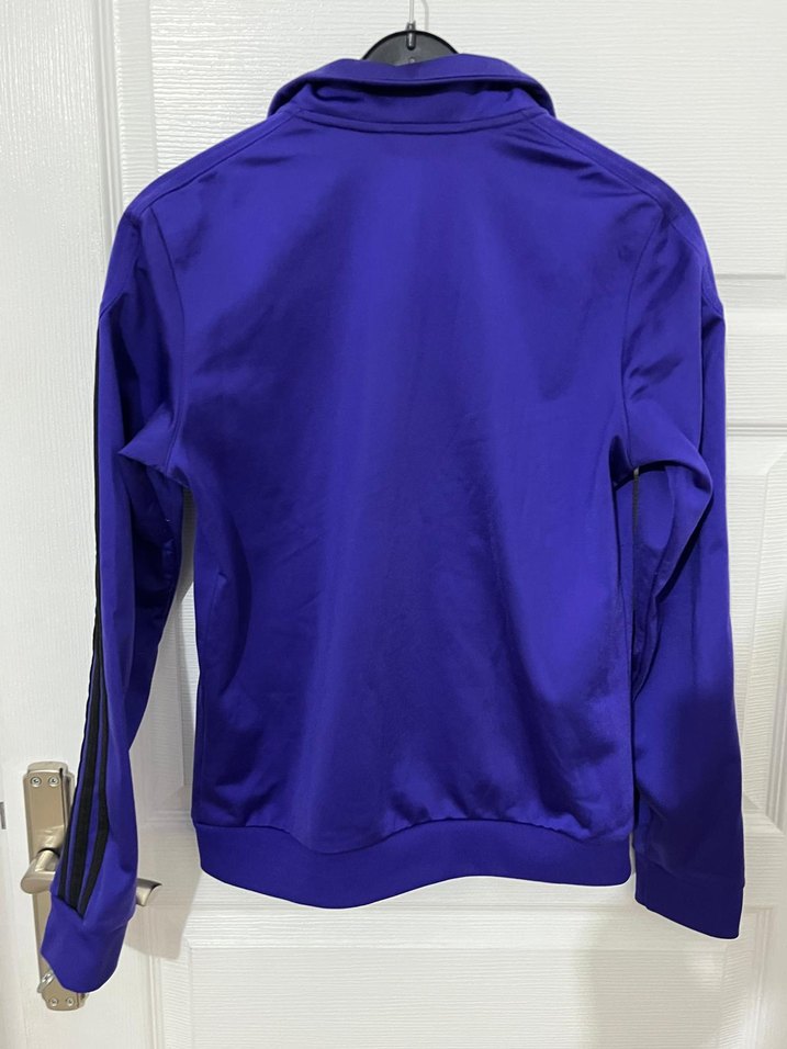 Mor Adidas Fermuarlı Spor Ceket - Görsel 3