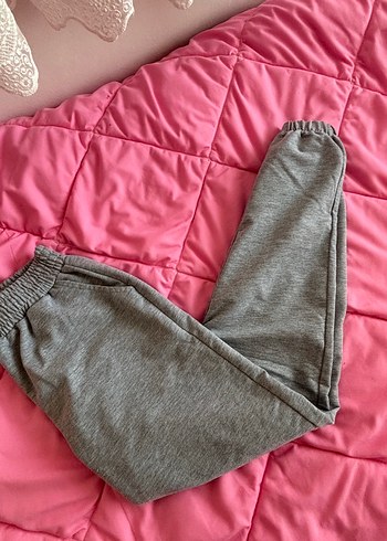 Gri Rahat Kesim Kadın Eşofman Altı - Görsel 2