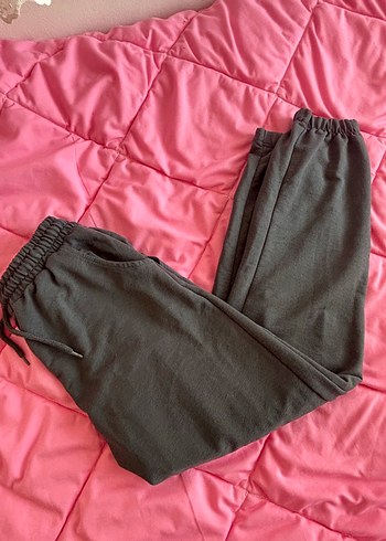 Gri Rahat Kesim Kadın Eşofman Altı - Görsel 2