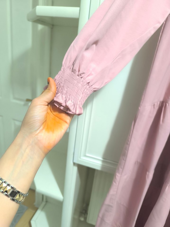 tesettür Kat Katlı Elbise - Görsel 3