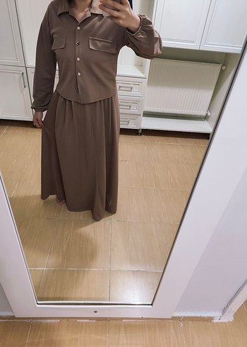 Zara etekli takım tesettür