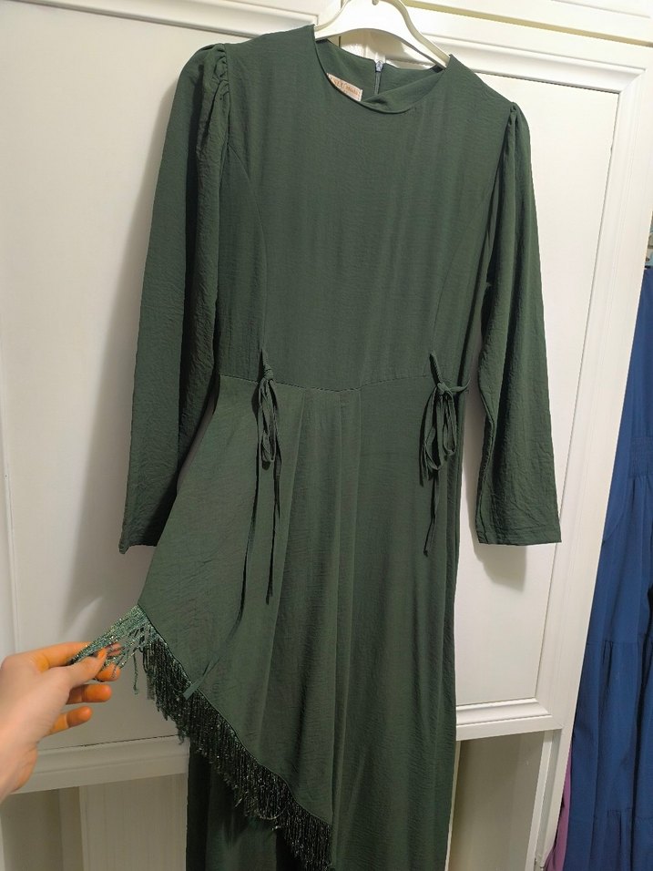 Uzun Haki Salaş Elbise - Görsel 2