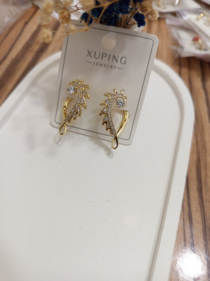 Xuping Altın Renkli Mini Küpe - Görsel 3