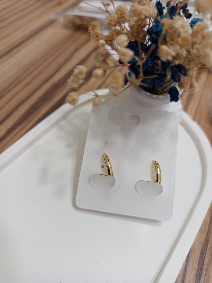 Xuping Altın Renk Leopar Mini Küpe - Görsel 3