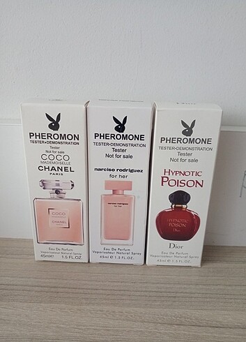 3 adet pheromone parfüm 