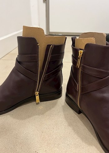 38,5 Beden Michael kors Kahverengi Deri Kadın Bot
