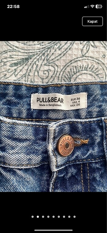Pull and Bear pull and bear kot panrolon