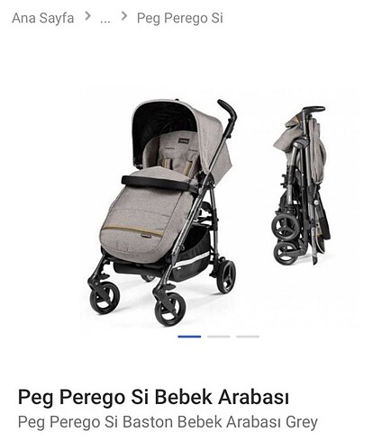 Peg perego Si Bebek Arabasi (İtalya )