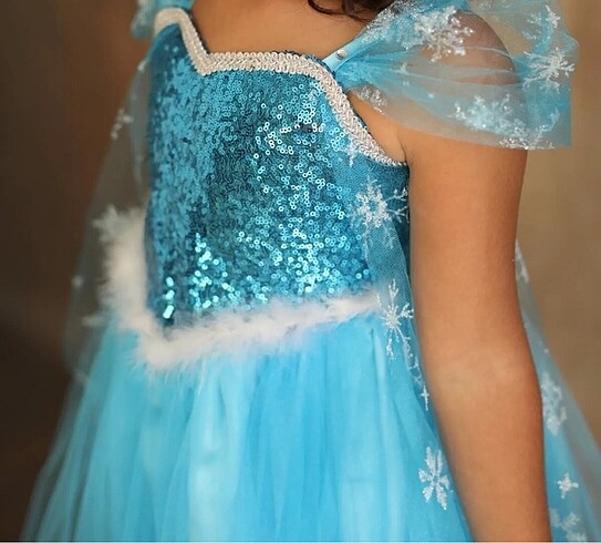 H&M Kız çocuk mavi Elsa Frozen kostüm