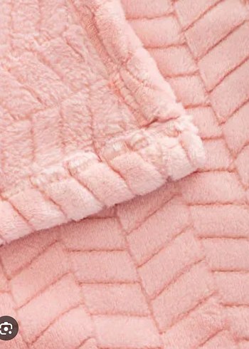 LCW Baby Pembe Desenli Kız Bebek Battaniyesi - Görsel 4