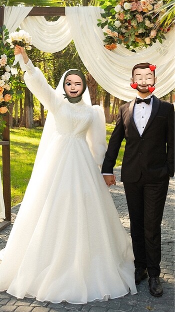 Tesettür Gelinlik - Görsel 3