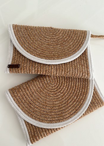 Bohem Örgü Kadın Clutch Çanta