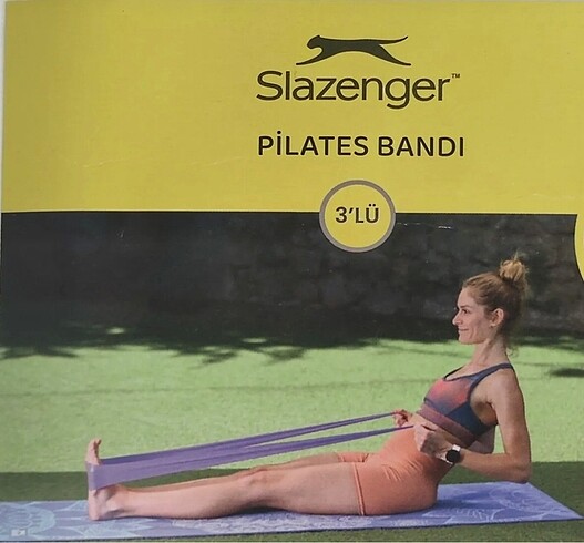 Beden Slazenger pilates bandı mini loop 3lü