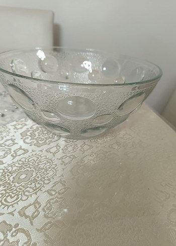 Şeffaf Cam Dekoratif Kase - Görsel 2