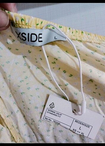 l Beden sarı Renk LC Waikiki kadın elbise