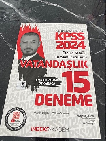 Vatandaşlık deneme kpss