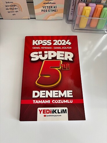 KPSS deneme yediiklim