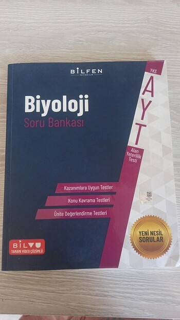 Bilfen yayınları ayt biyoloji