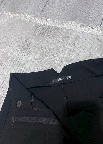 Pilili Midi Kadın Kumaş Pantolon - Görsel 3