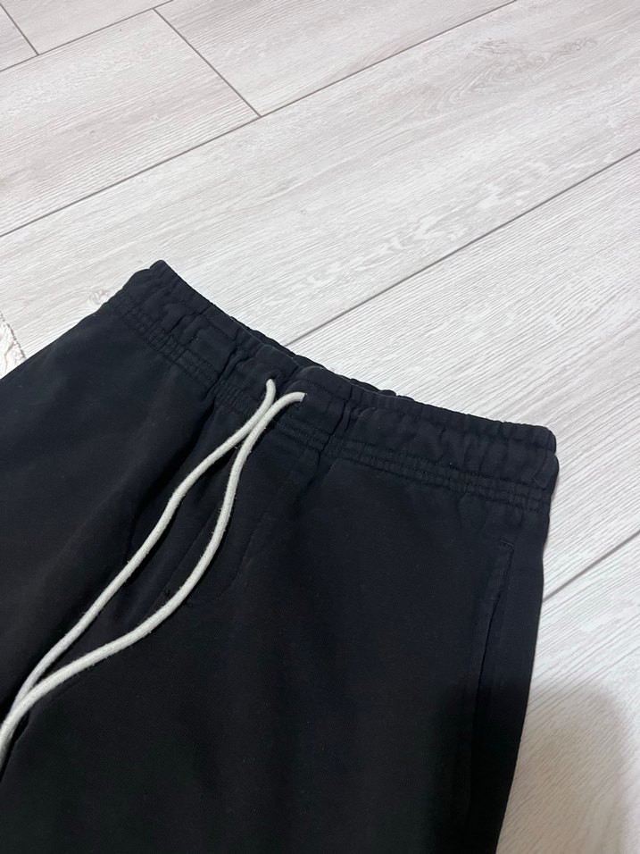 Siyah Rahat Kesim Midi Kadın Eşofman Altı - Görsel 4