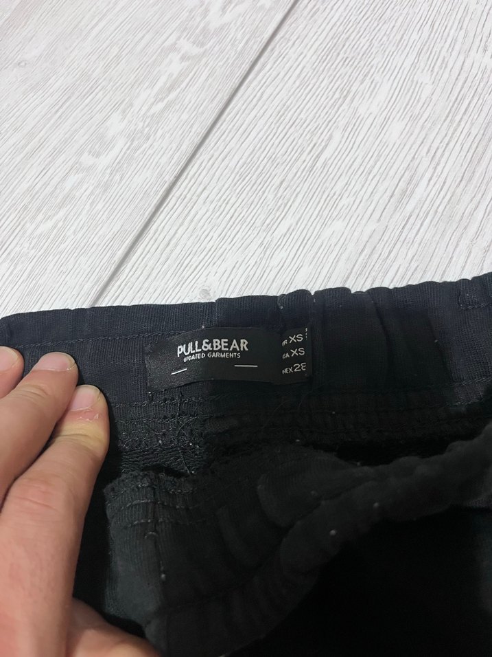 Siyah Rahat Kesim Midi Kadın Eşofman Altı - Görsel 3