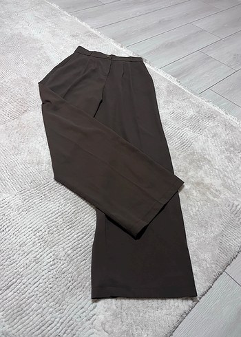 Addax Nakışlı Kahverengi Kadın Pantolon - Görsel 3