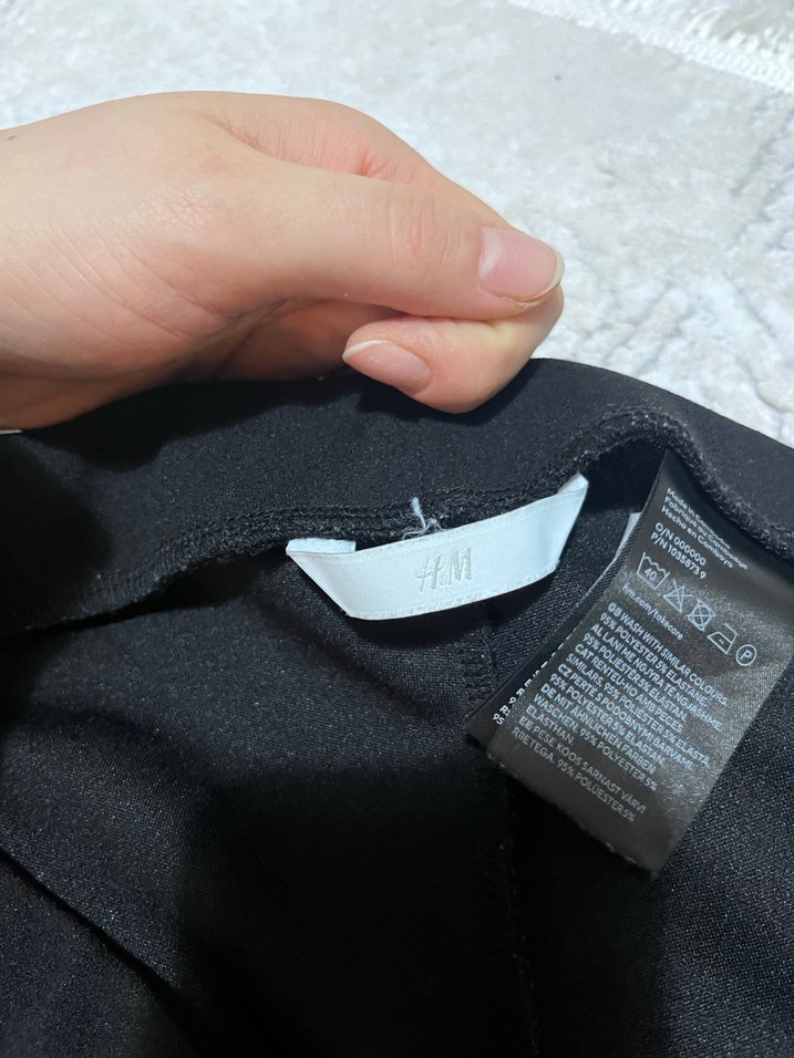 Kadın Siyah Pilili Flare Pantolon - Görsel 3