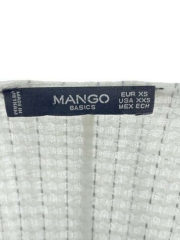 s Beden beyaz Renk Mango Bluz %70 İndirimli.