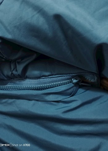 Çocuk Mavi Uzun Kollu Kışlık Mont - Görsel 5