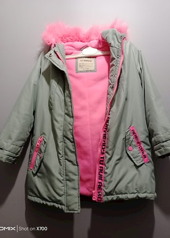 6-7 yaş LCW Kız Çocuk Kürklü Kışlık Mont - Görsel 2