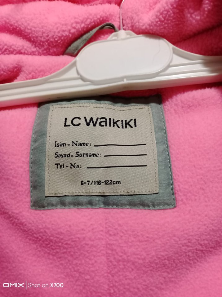 6-7 yaş  LCW Kız Çocuk Kürklü Kışlık Mont - Görsel 4