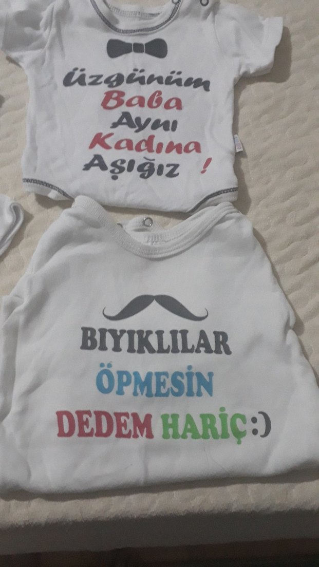 5'li Baskılı Kısa Kollu Pamuklu Bebek Body - Görsel 2