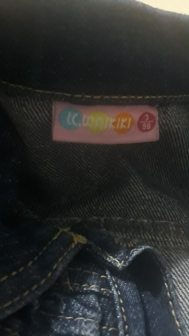 Kız Çocuk Nakışlı Kot Ceket - Görsel 3