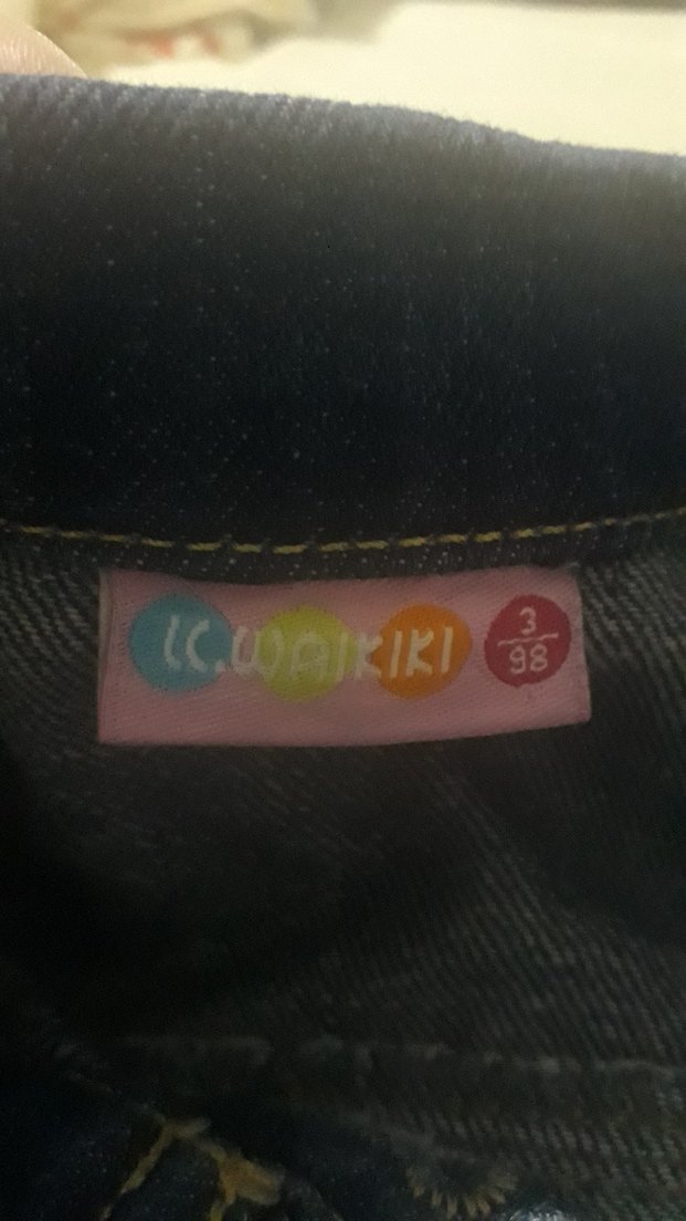 Kız Çocuk Nakışlı Kot Ceket - Görsel 4