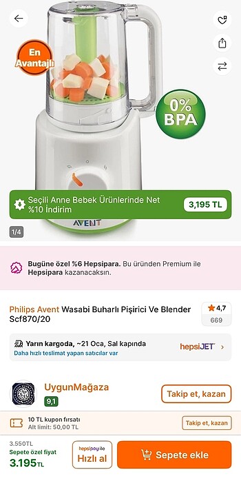 Philips Buharlı Pişirici