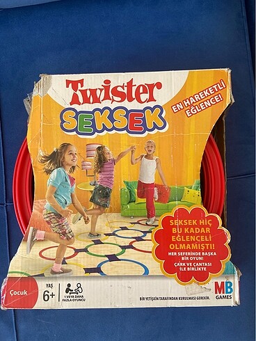 Twister Seksek Oyunu - Eğlenceli Hareketli Oyun Matı