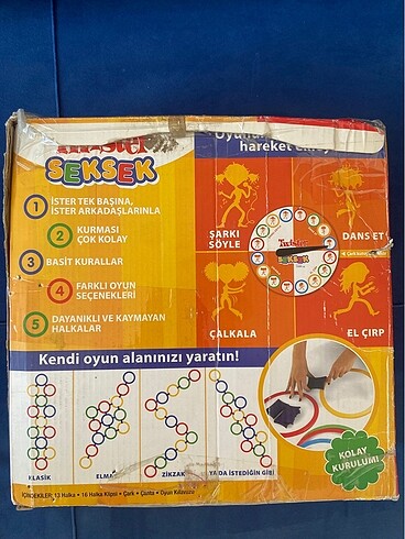 Diğer Twister Seksek Oyunu - Eğlenceli Hareketli Oyun Matı