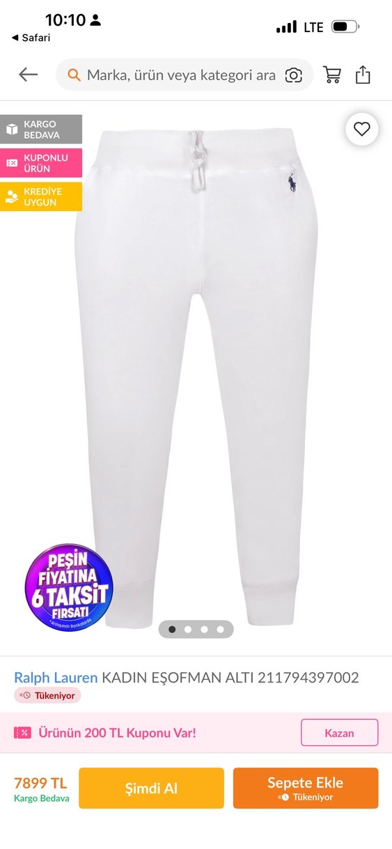 Polo Ralph Lauren Orijinal Erkek Eşofman Altı - Görsel 4