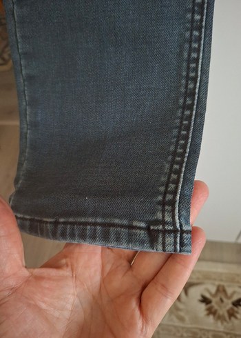 s/m Beden gri Renk Gri erkek Normal Kesim Denim Pantolon