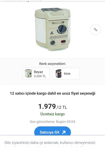 AKSU Ken-Fry Gri Elektrikli Fritöz