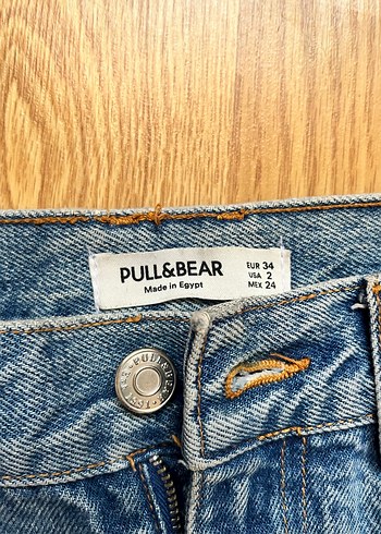 34 Beden mavi Renk Wide Leg Jean Kot Pantolon