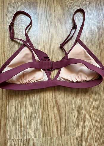 xs Beden bordo Renk Bordo Bohem Bikini Üstü