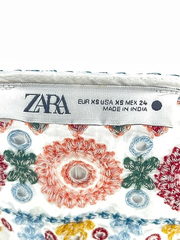 xs Beden beyaz Renk Zara Bluz %70 İndirimli.