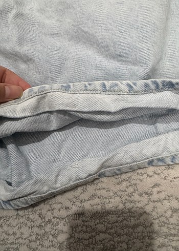 48 Beden gri Renk Büyük beden kot şort